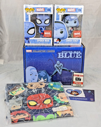 Funko pop spider man - blu, #1355