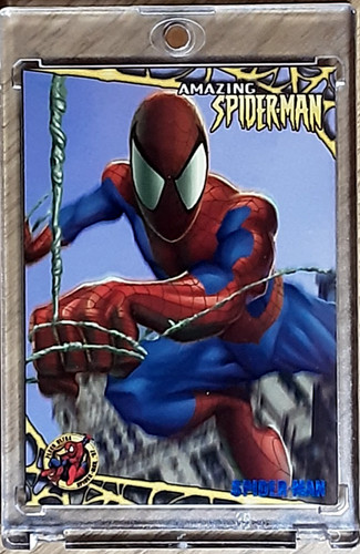 1997 spider man blue foil - 1997, card