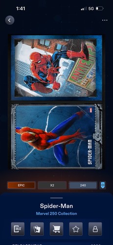 Topps marvel collect - marvel,