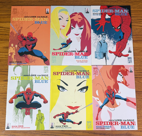 Spider man blue 6 - #1-6, set