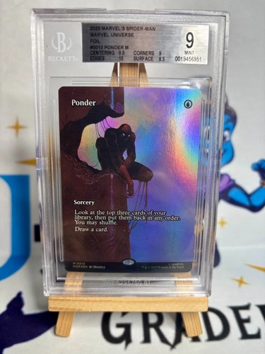 Mtg ponder foil - bgs, 9