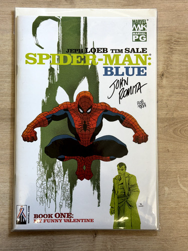 Marvel comics spider man blue - marvel, comics,